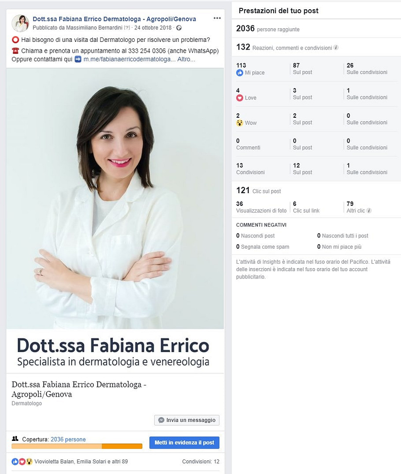 fabiana errico dermatologo